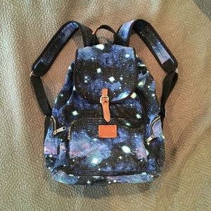 PINK Victoria’s Secret Canvas Backpack Outerspace